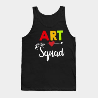 Art Squad Teacher Back To School Tank Top